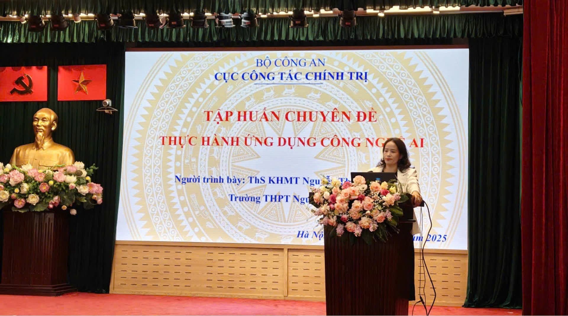 Tập huấn chuyên đề ứng dụng AI — Cục Công tác chính trị, Bộ Công an