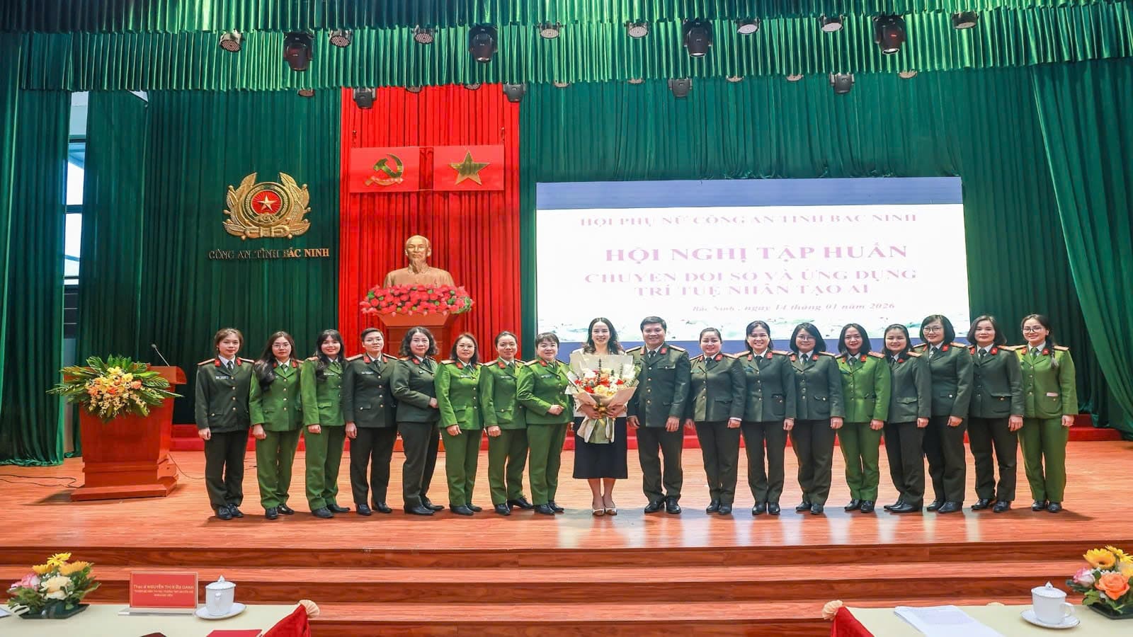 Hội nghị tập huấn AI — Hội Phụ nữ Công an tỉnh Bắc Ninh